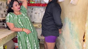 Hot Devar Bhabhi Kitchen Encounter Full Night Passion