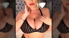 ”Big tits British STEPMOM Sophie Dee solo masturbation with a vibrator”