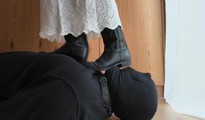 Cowboy boots trample