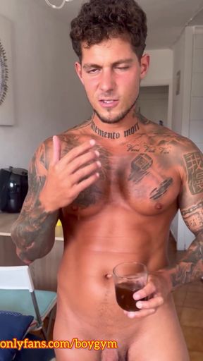 My Big Cock Cums in a Coffee