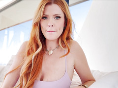 Fiery-haired stepsister confrontations during the "No Nut November" challenge - featuring Elly Clutch - within the context of family counseling sessions.