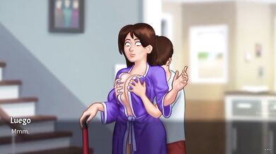 Cartoon hentai summertime saga milf cum inside huge ass big tits