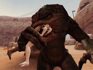 The Rancor's Last Feast Vore Animation