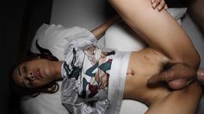 ”Huge dick Asian t-girl tart bareback assfucking after guy enjoyed perfect blowjob”