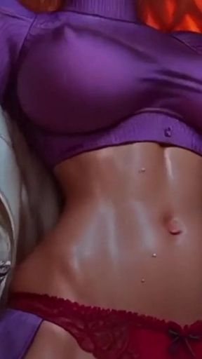 Sexy Dance with Big Boobs and Cameltoe Pussy Panties