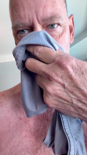 Dirty Stepdaddy Sniffing Panties