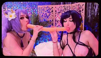 Raiden Shogun & Keqing Cosplay Fun - Epic Adult Video Full HD