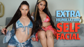 Extra Humiliating Self Facial- Ashleigh, Claudia