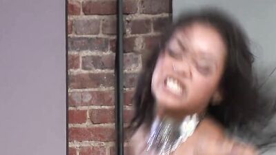 Ebony bombshell Skin Diamond is riding Danny Mountain's hard shaft