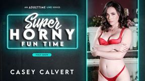 Shaved scene with matchless Casey Calvert from Super Horny Fun Time