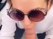 Cherie DeVille gives driver public BJ at rest stop
