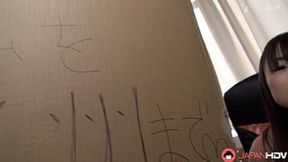 Hot Asian girl seducing