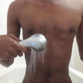 Jim is taking a shower and decided to film himself for you, enjoy it!