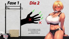 Spanish JOI. Suffer from pleasure: Like feeling the most frustrating orgasm possible.