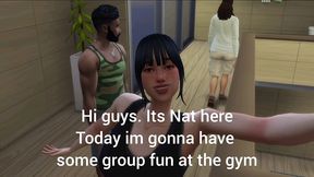 nat gangbang at gym