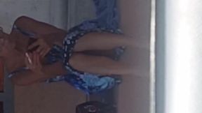 Up milf skirt see sexy panties operz