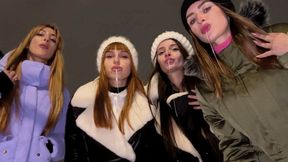 Amateur Public POV Foursome Spitting Humiliation In Winter (MP4 HD 1080p)