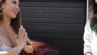 Brunette Beauty Kazumi Gets Fucked Everywhere At Car Dealership In Front Of The Custo