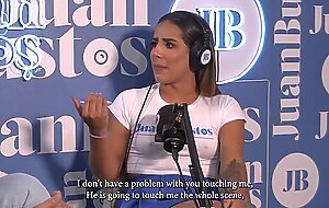 Natalia Garcia Pide a burger to suck the delivery man's cock on Juan Bustos Podcast