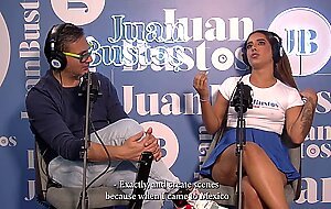 Natalia Garcia Pide a burger to suck the delivery man's cock on Juan Bustos Podcast