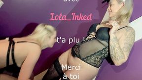 avec ma cherie jadelatour dans un donjon dans un club libertin attacher a ...