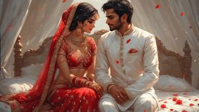 indian Couple gets Horny Watching Porn Together and rough sex in hindi audio