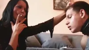 Submissive Slave Stripped Bare For Mistresses' Cruel Pleasure Games