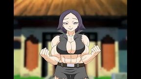 Female Muscle Growth Saiyan Girl