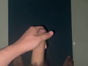 Uncut Latino Gets Horny at Midnight
