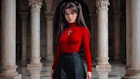 rin tohsaka: magical girl’s forbidden ritual (ai generated)