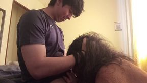 con mi amiga del campo de 18 anos, vino desde el campo para coger conmigo, se volvio adicta a mi, su novio esta cultivando papas