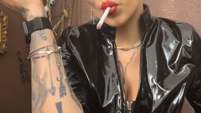 Latex coat in a cigarette but smaller