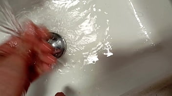I Have to Clean the Big Cumshot from my Giant Dick so that Daddy doesn&#039_t See it