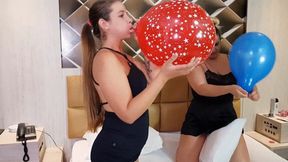 BALLOON JEALOUSY: NAUGHTY GIRLS POPPING - MILLY AMORIM - CLIP 3 - KC PRODUCTIONS
