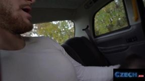 Czech XXX - Big Breasted Taxi driver wants her tits felt as she drives