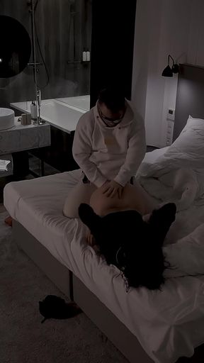 Horny Stepmom Shares Bed, in Hotel with Stepson After Party Dada Deville, Real Amateur MILF
