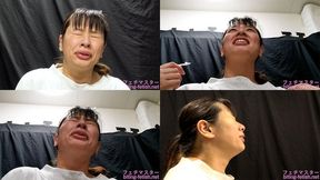 Hana Haruna - CLOSE-UP of Japanese cute girl SNEEZING sneez-08 - wmv