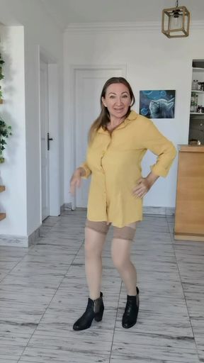 Striptease and play with BWC toy