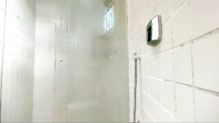 Bubble butt amateur gays get anal pounded in steamy homemade shower fetish clip