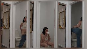 Peeing Chatting Having Fun and Peeing Again