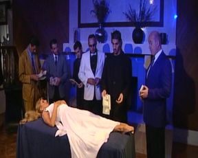 Busty Brunette with Big Tits Gets a Sloppy Blowjob From Guy with Huge Cock