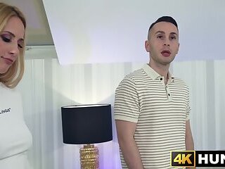 Blonde Amy Douxxx cuckolds her boyfriend while I pound her roughly