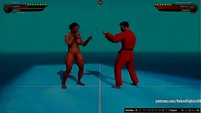 VITTORIA VS Master Ken Baiter (Naked Fighter 3D)