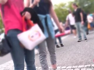 Sexy Japanese companion girls moan uncontrollably while getting their pink pussy fingered