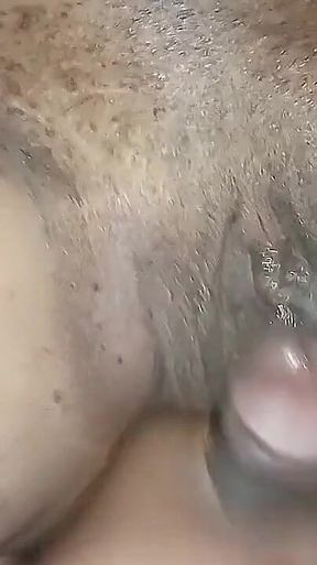 Rubbing My Stepsister's Pussy with My Big Dick