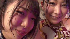 Face Is Buried in Her Fat Tits, Nipples Licked and Sucking Him off. 1