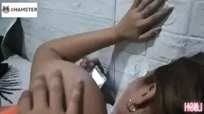 I′M GONNA CUMMM!!! Fucking my StepSister behind while she′s watching movie