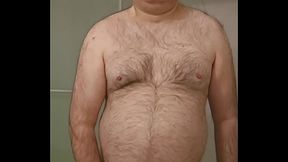 Nude Martin Lavall&eacute_e masturbates