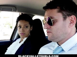 BlackValleyGirls - Black Queen Eats Driving Instructors Schlong