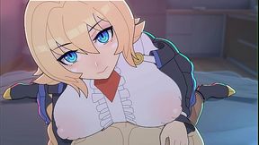 Es Huge Boobs - Blazblue Hentai